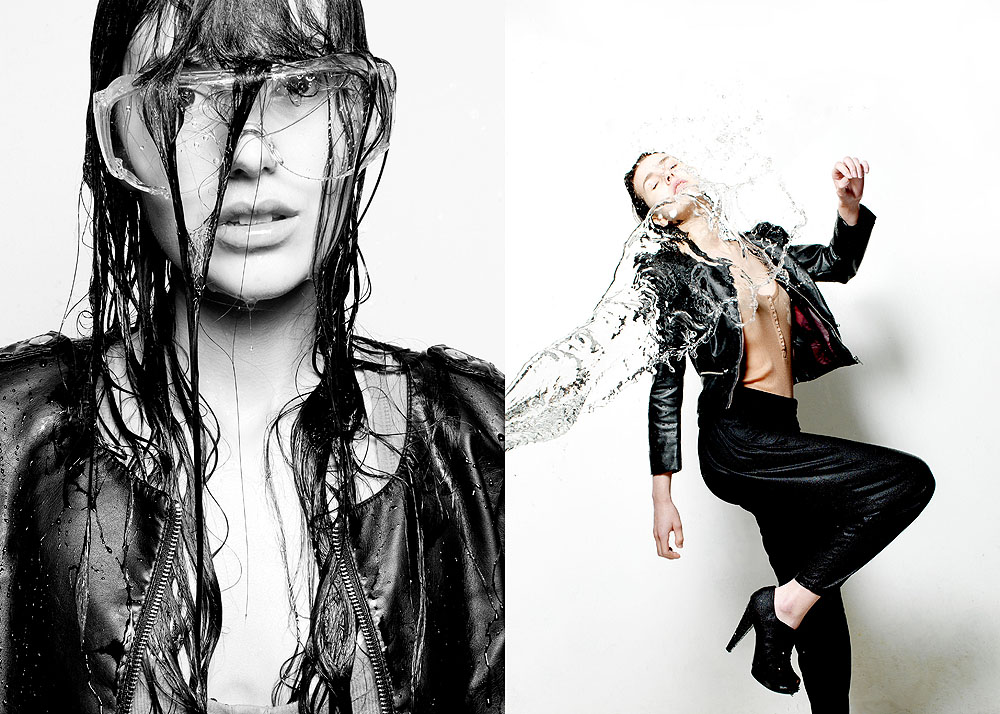 4/6 Fashion photographer Daniel Gieseke work for A. Roman from New York. Hair and make up by Alexander Kistel